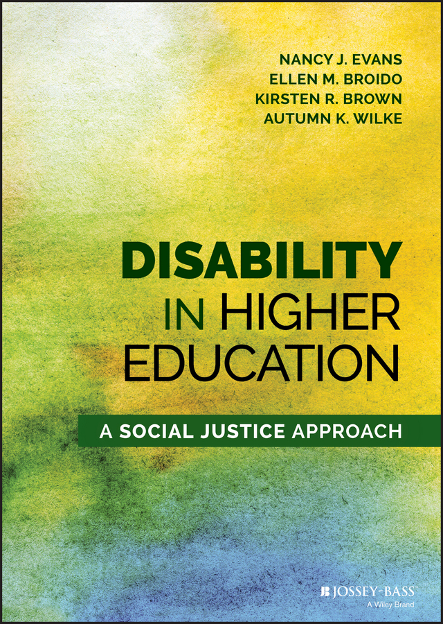 Обложка книги «Disability in Higher Education. A Social Justice Approach»