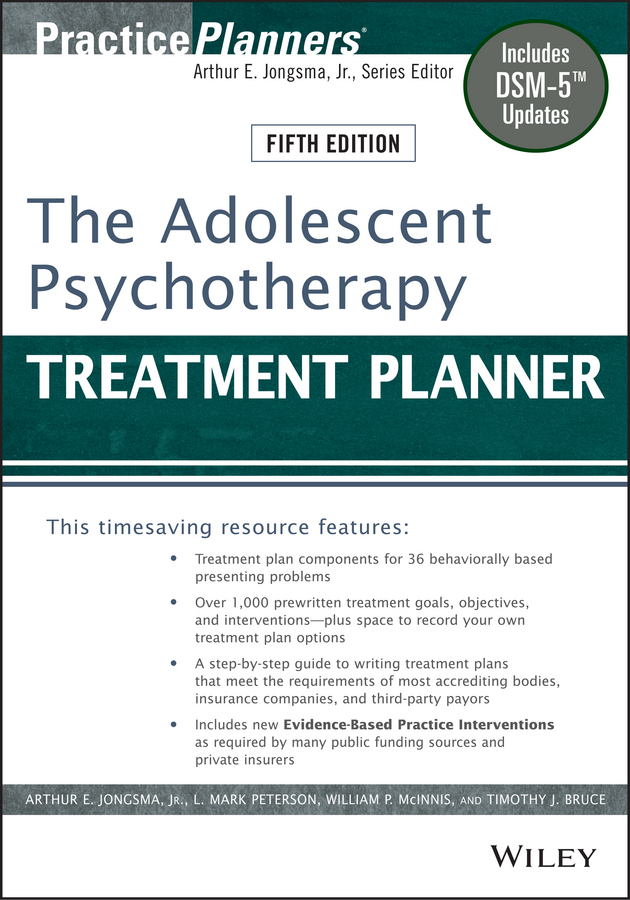 Обложка книги «The Adolescent Psychotherapy Treatment Planner. Includes DSM-5 Updates»