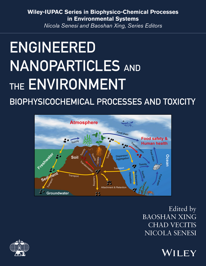 Обложка книги «Engineered Nanoparticles and the Environment. Biophysicochemical Processes and Toxicity»