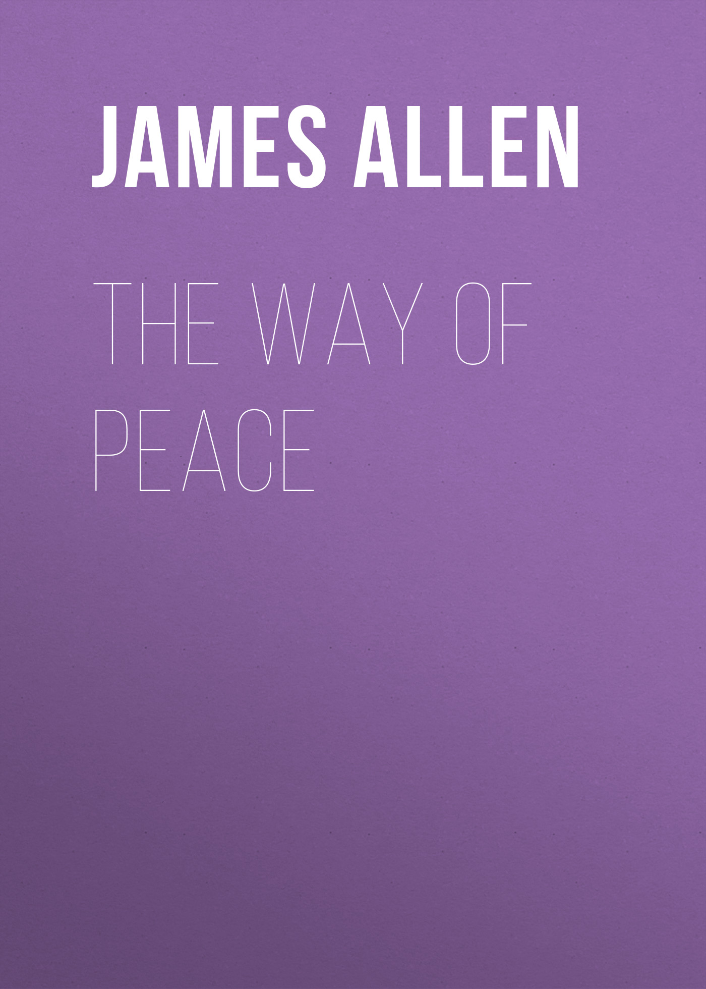 Обложка книги «The Way of Peace»
