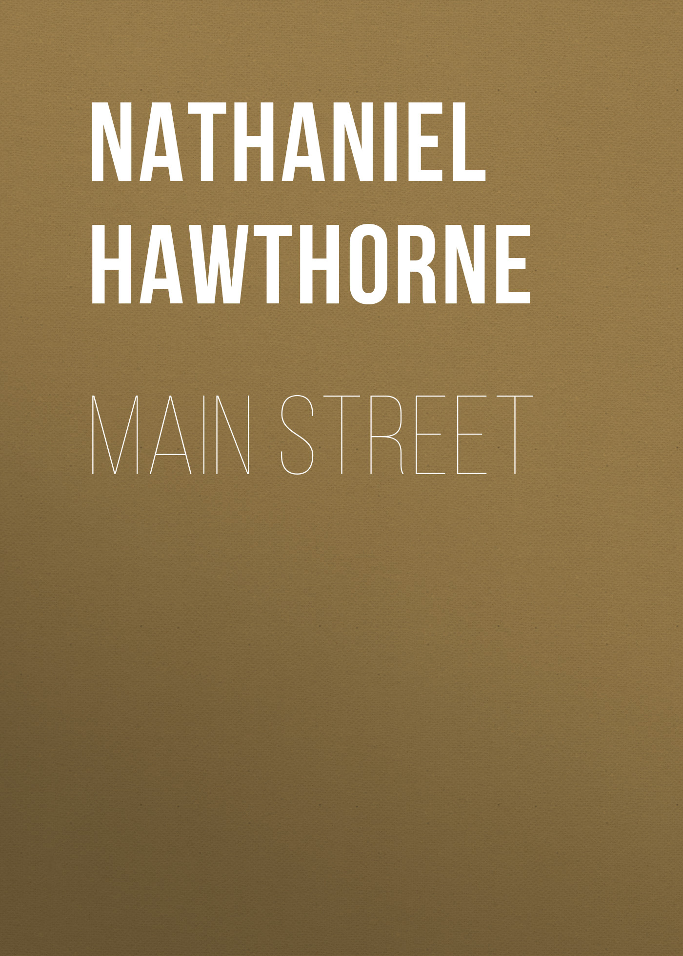 Обложка книги «Main Street»