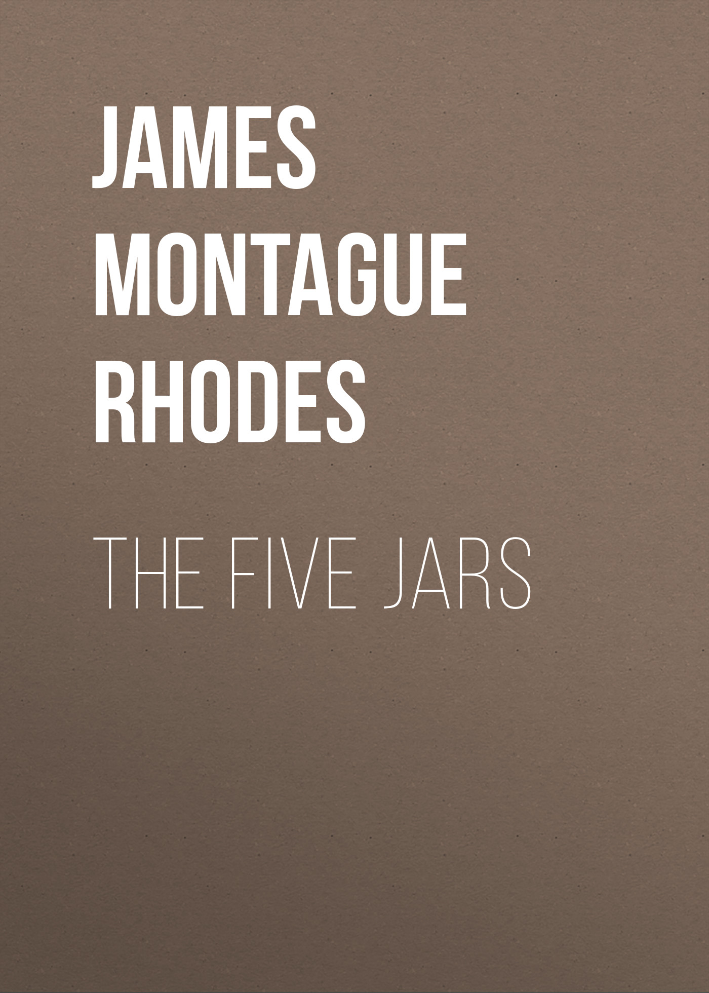 Обложка книги «The Five Jars»