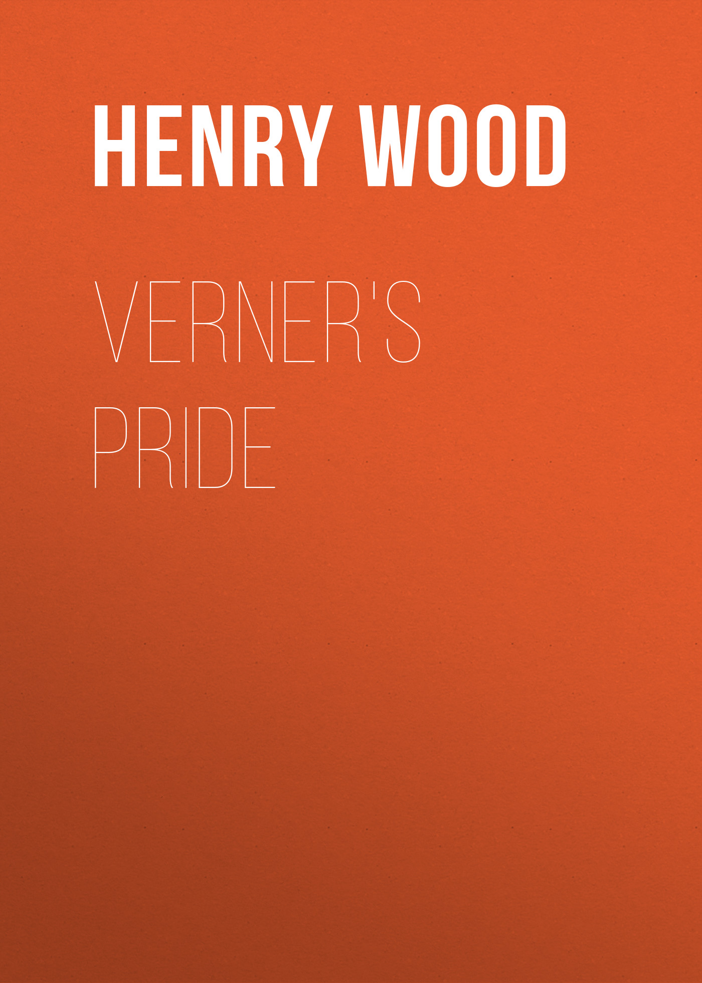 Обложка книги «Verner's Pride»