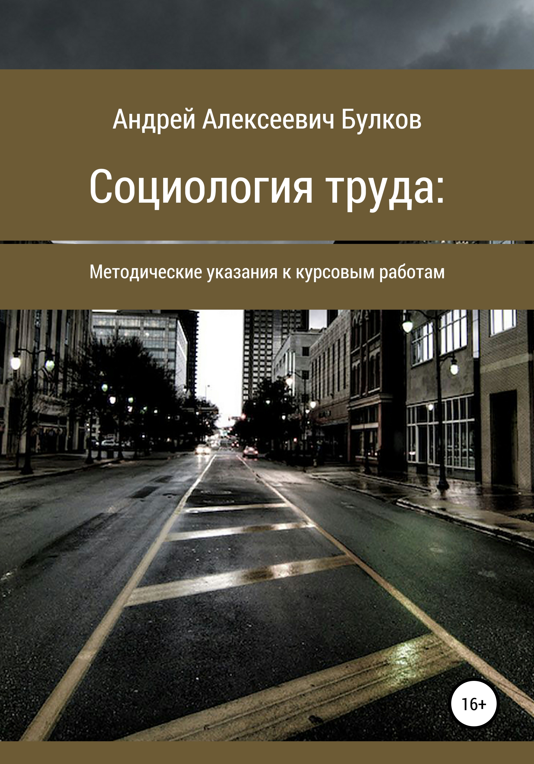 Обложка книги «Социология труда: Методические указания к курсовым работам»