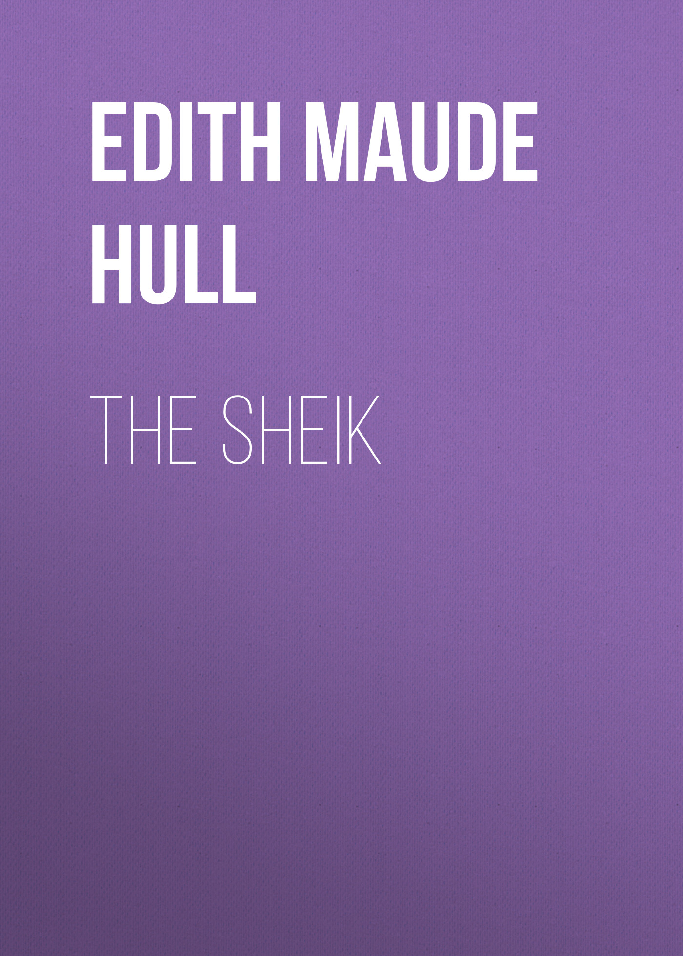 Обложка книги «The Sheik»