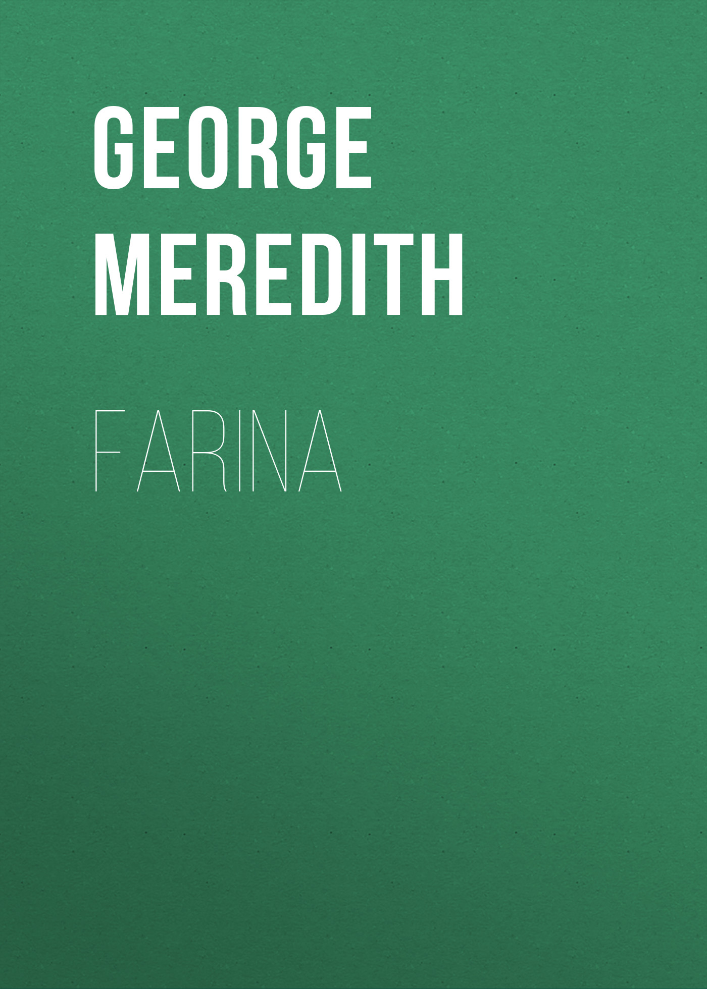 Обложка книги «Farina»