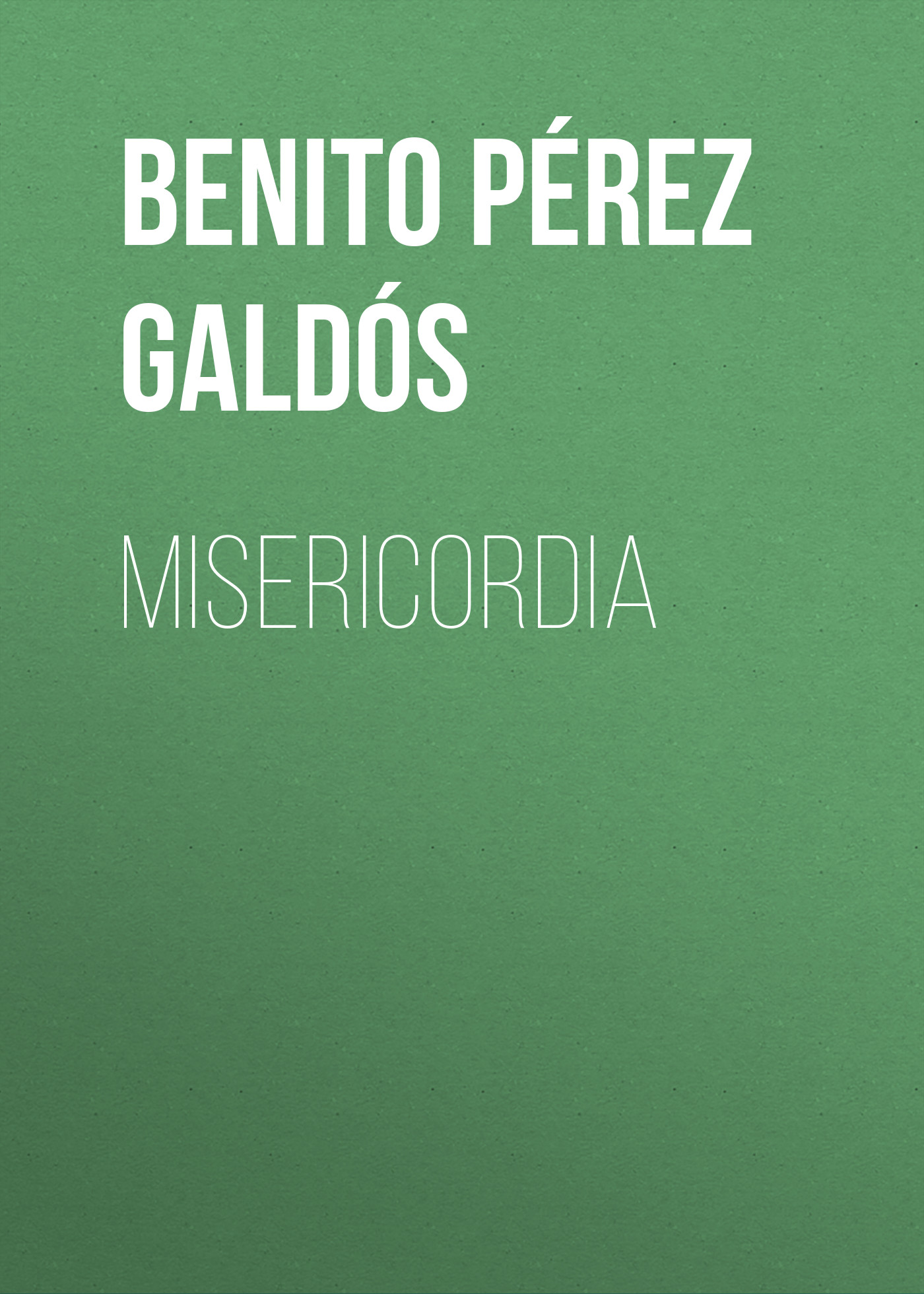 Обложка книги «Misericordia»