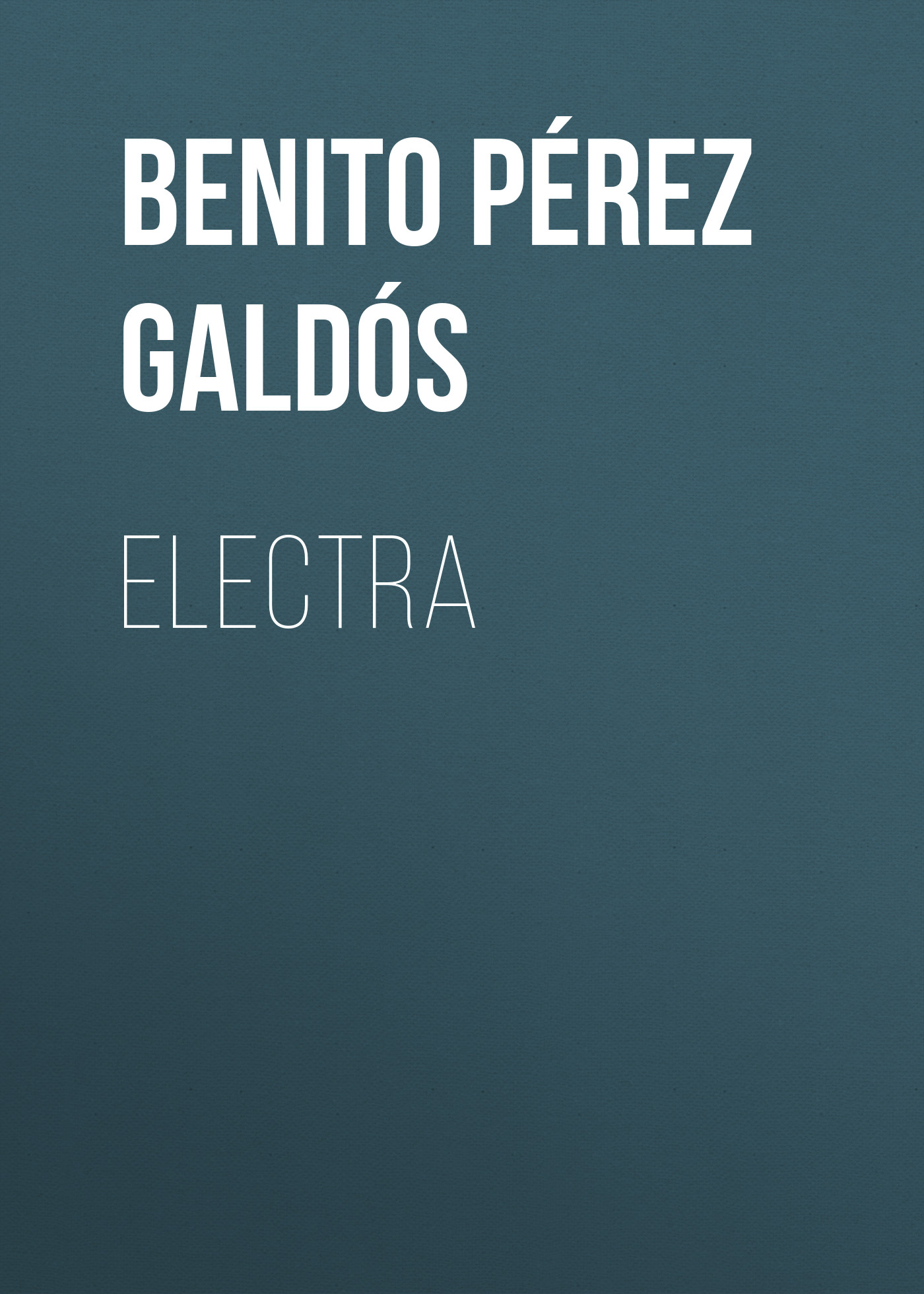 Обложка книги «Electra»