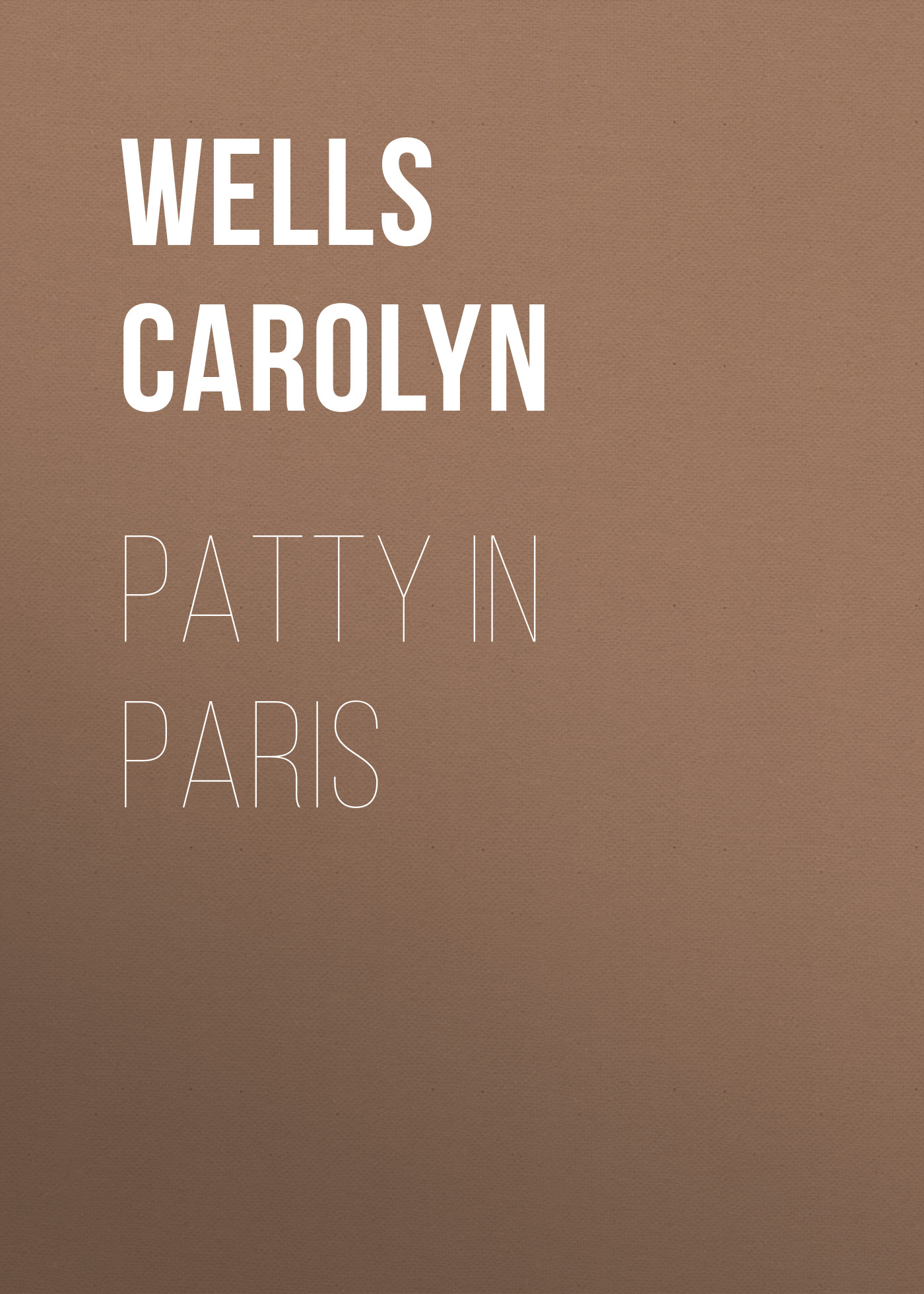 Обложка книги «Patty in Paris»