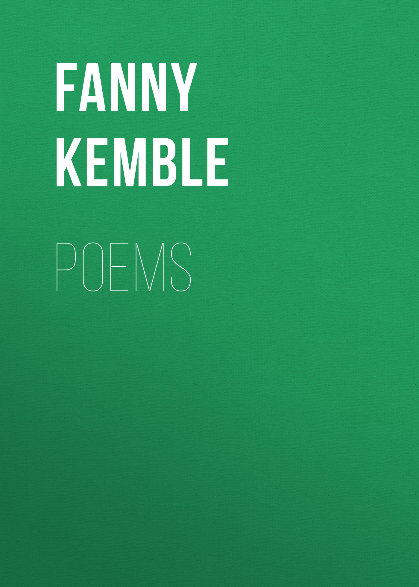 Обложка книги «Poems»