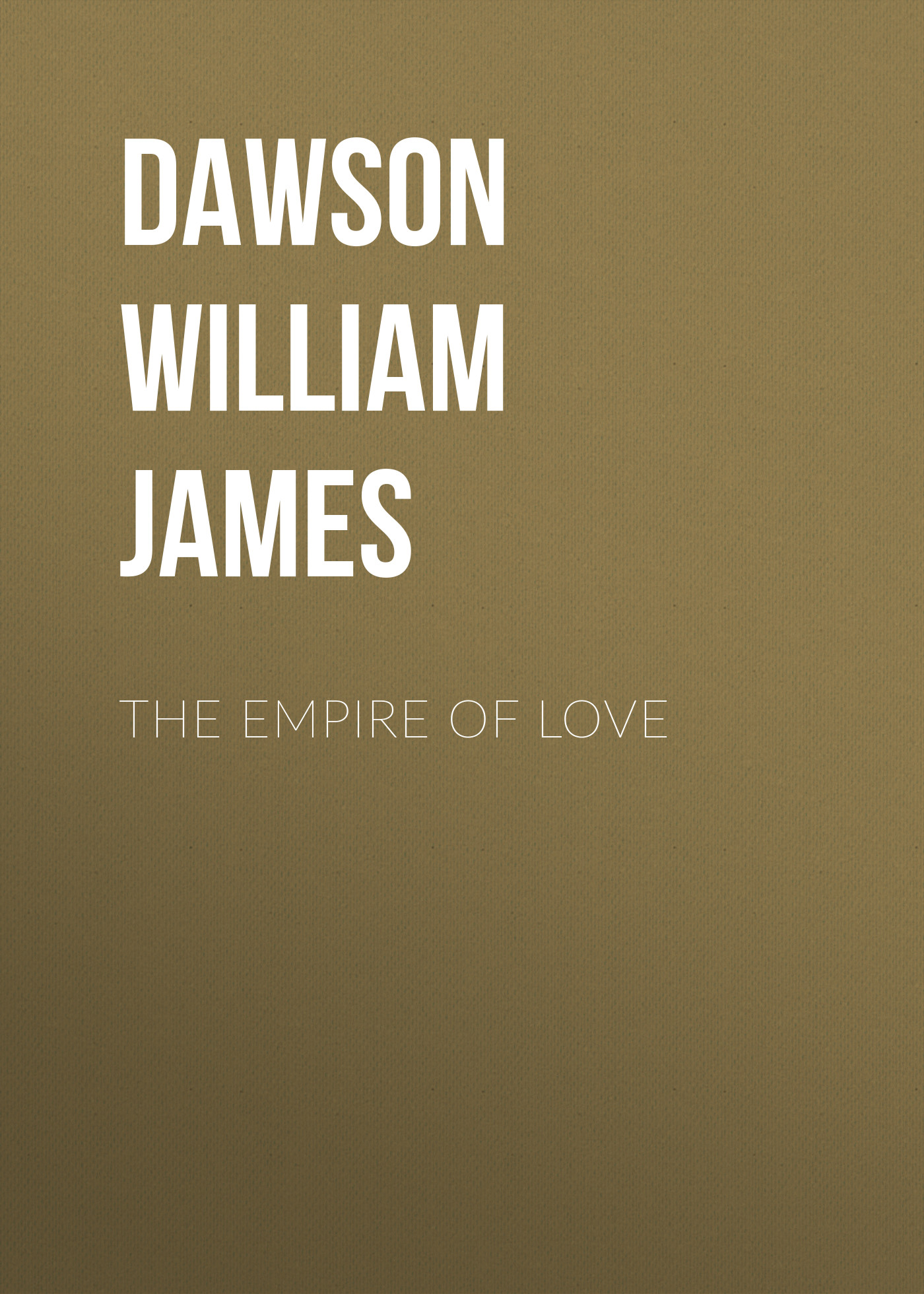 Обложка книги «The Empire of Love»