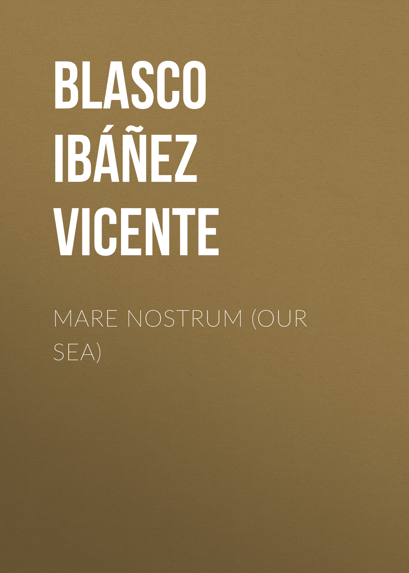 Обложка книги «Mare Nostrum (Our Sea)»