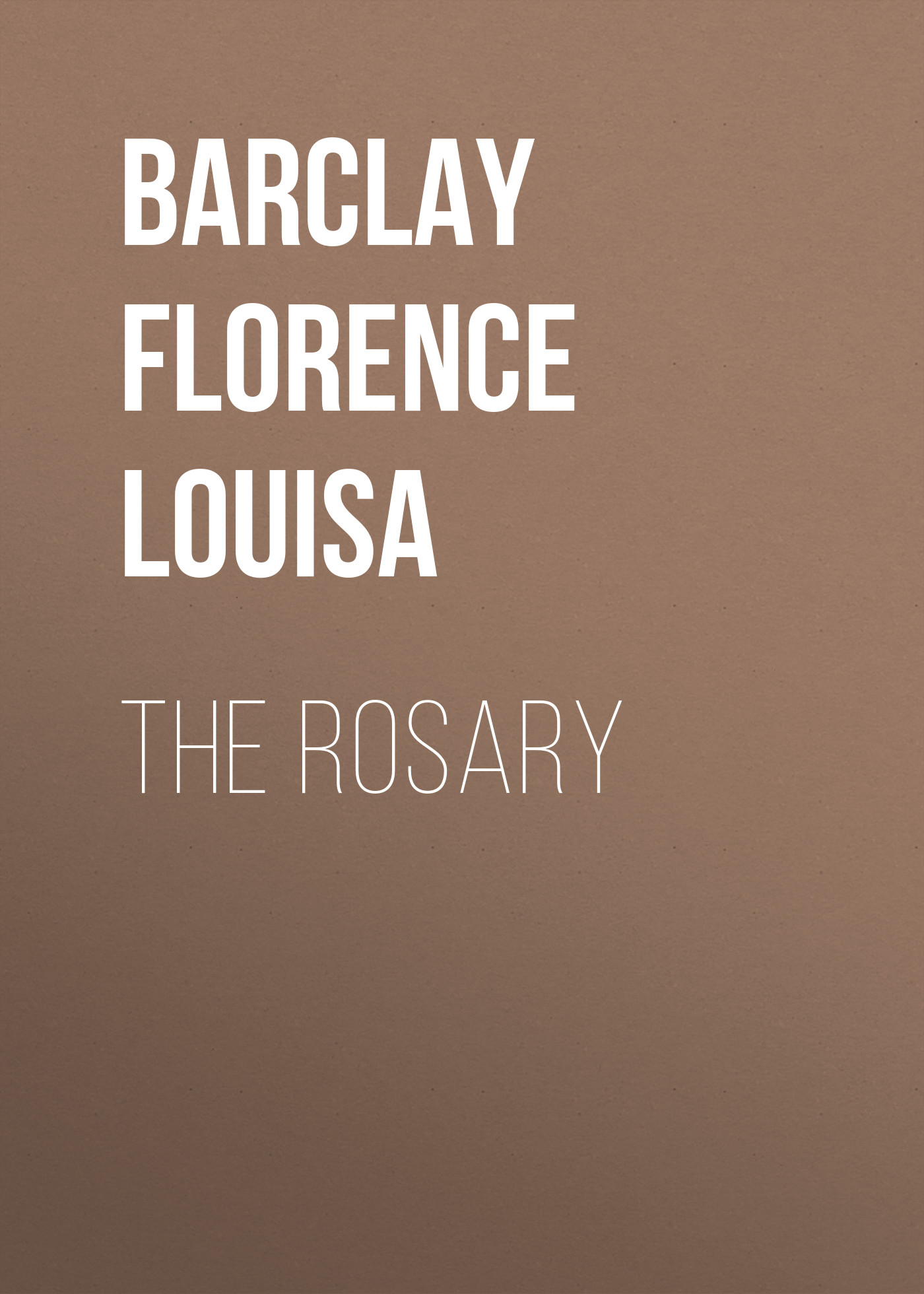 Обложка книги «The Rosary»