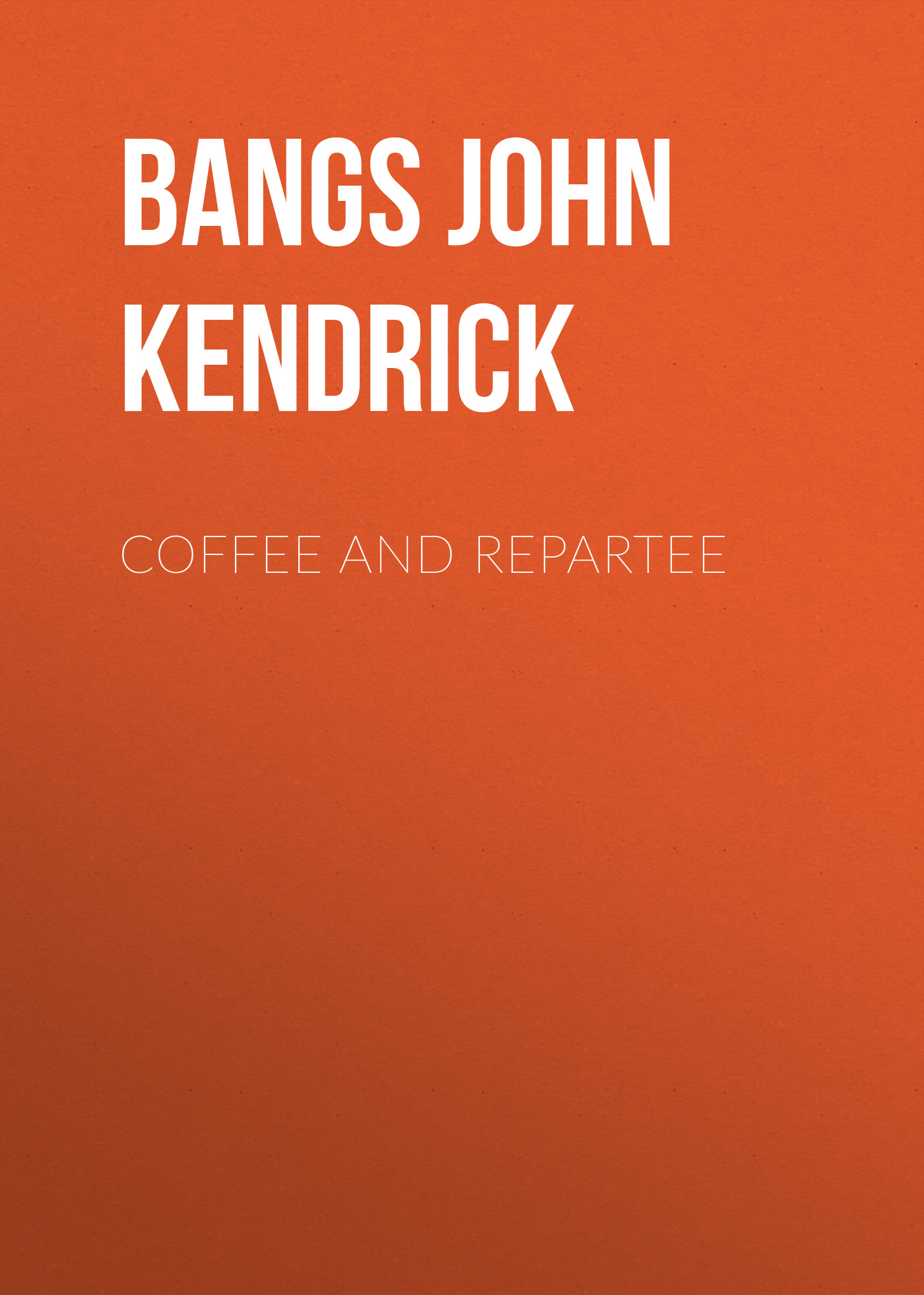 Обложка книги «Coffee and Repartee»