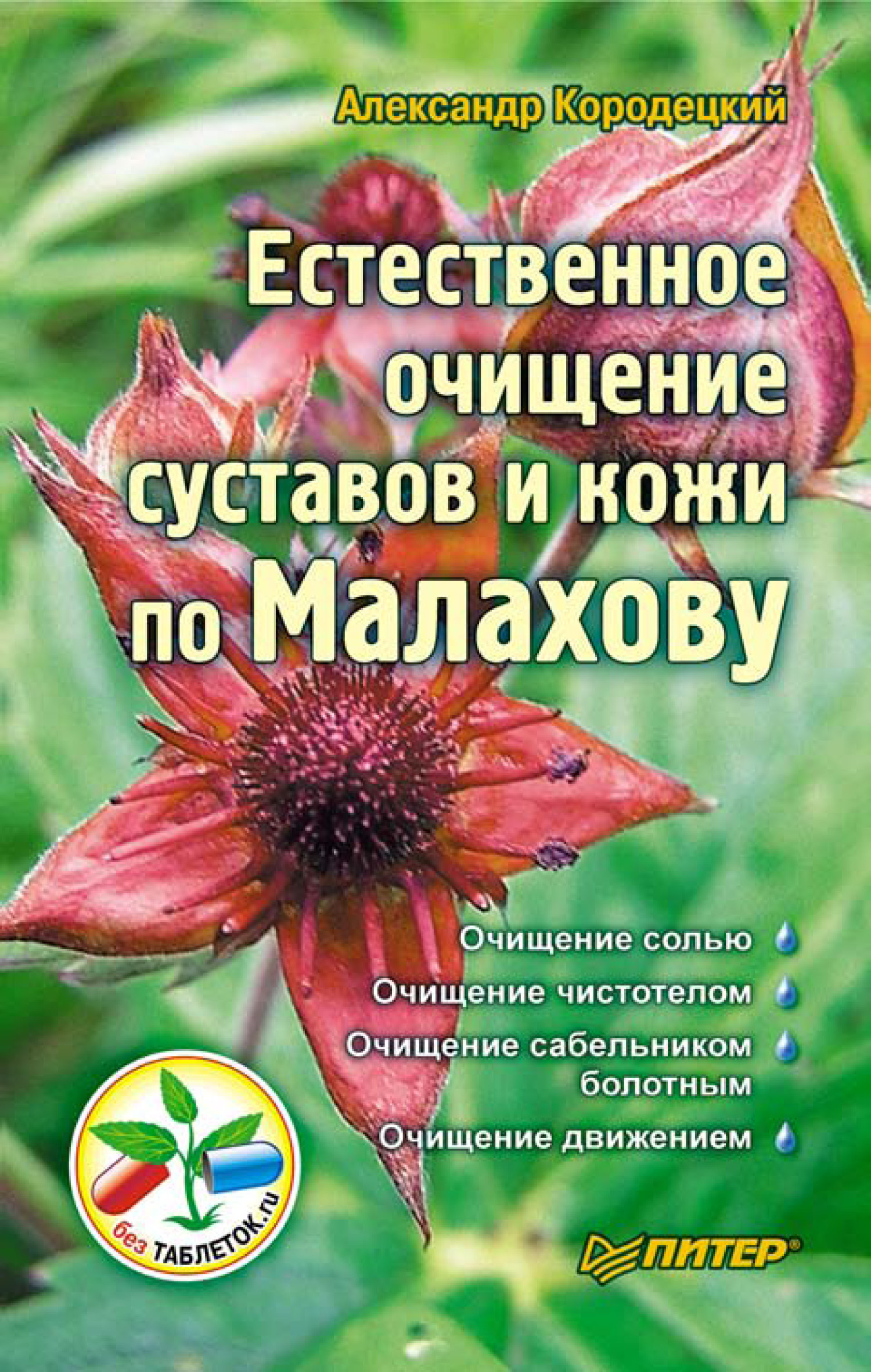 Обложка книги «Естественное очищение суставов и кожи по Малахову»