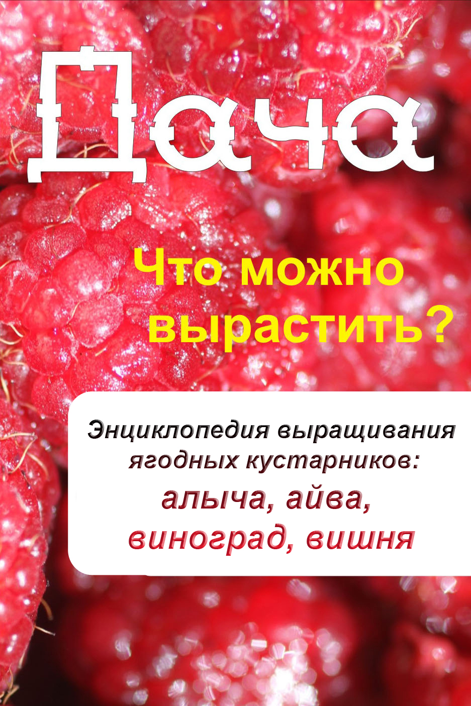 Обложка книги «Что можно вырастить? Энциклопедия выращивания ягодных кустарников: алыча, айва, виноград, вишня»