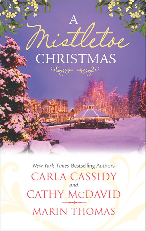 Обложка книги «A Mistletoe Christmas: Santa's Mistletoe Mistake / A Merry Little Wedding / Mistletoe Magic»