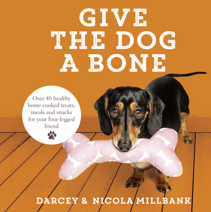 Обложка книги «Give the Dog a Bone: Over 40 healthy home-cooked treats, meals and snacks for your four-legged friend»