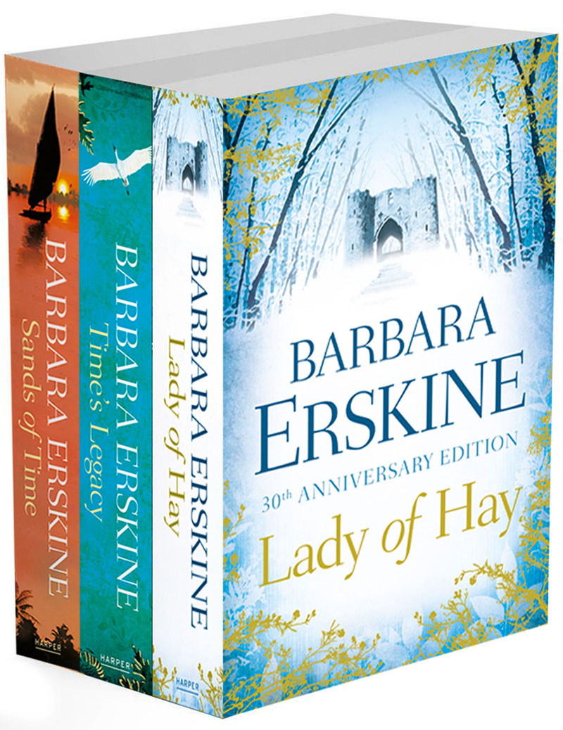 Обложка книги «Barbara Erskine 3-Book Collection: Lady of Hay, Time’s Legacy, Sands of Time»