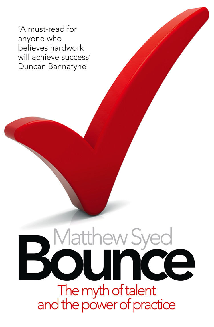 Обложка книги «Bounce: The Myth of Talent and the Power of Practice»