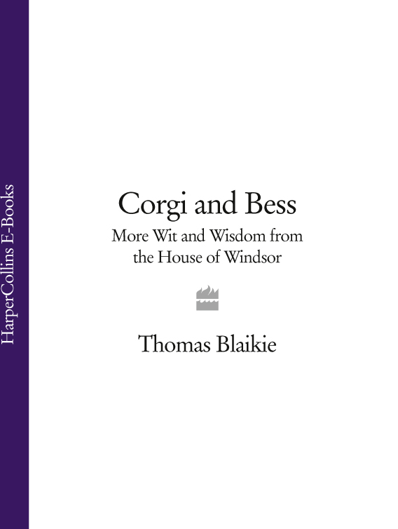 Обложка книги «Corgi and Bess: More Wit and Wisdom from the House of Windsor»