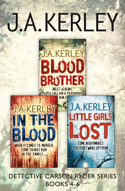 Обложка книги «Detective Carson Ryder Thriller Series Books 4-6: Blood Brother, In the Blood, Little Girls Lost»