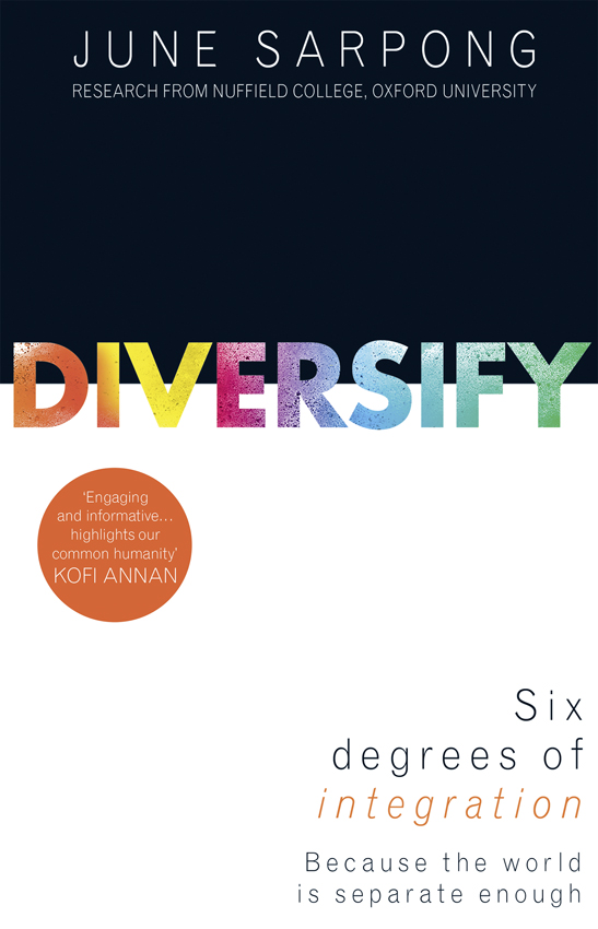 Обложка книги «Diversify: A fierce, accessible, empowering guide to why a more open society means a more successful one»
