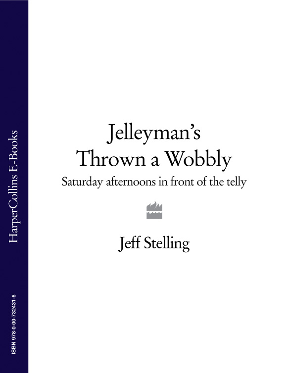 Обложка книги «Jelleyman’s Thrown a Wobbly: Saturday Afternoons in Front of the Telly»