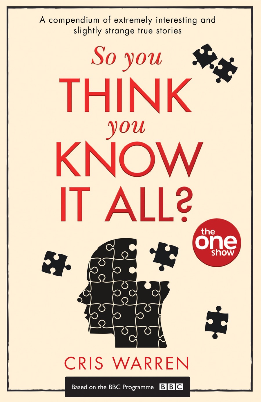 Обложка книги «So You Think You Know It All: A compendium of extremely interesting and slightly strange true stories»