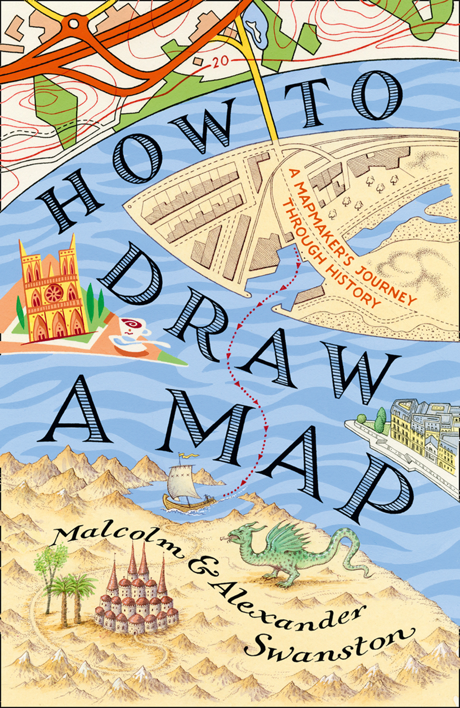 Обложка книги «How to Draw a Map»