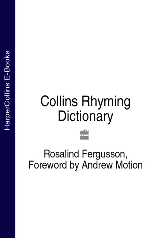 Обложка книги «Collins Rhyming Dictionary»