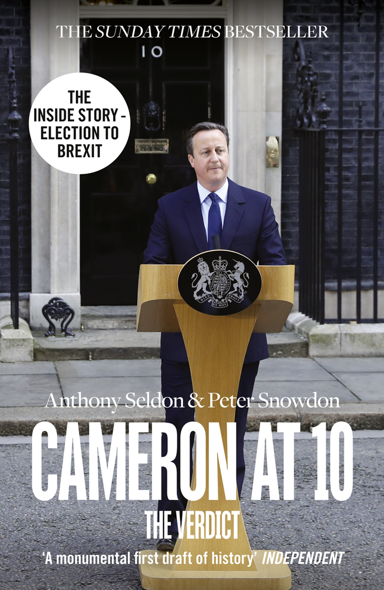 Обложка книги «Cameron at 10: From Election to Brexit»