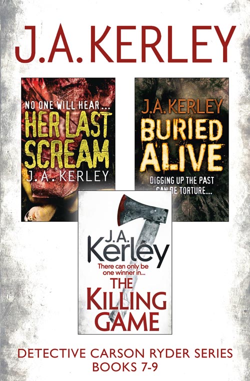 Обложка книги «Detective Carson Ryder Thriller Series Books 7-9: Buried Alive, Her Last Scream, The Killing Game»