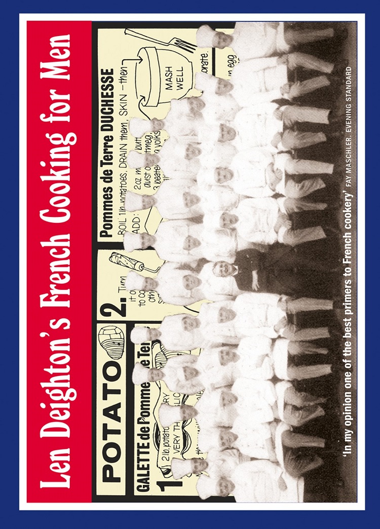 Обложка книги «Len Deighton’s French Cooking for Men: 50 Classic Cookstrips for Today’s Action Men»