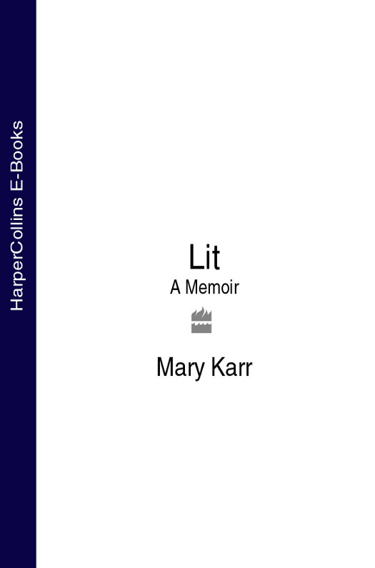 Обложка книги «Lit: A Memoir»