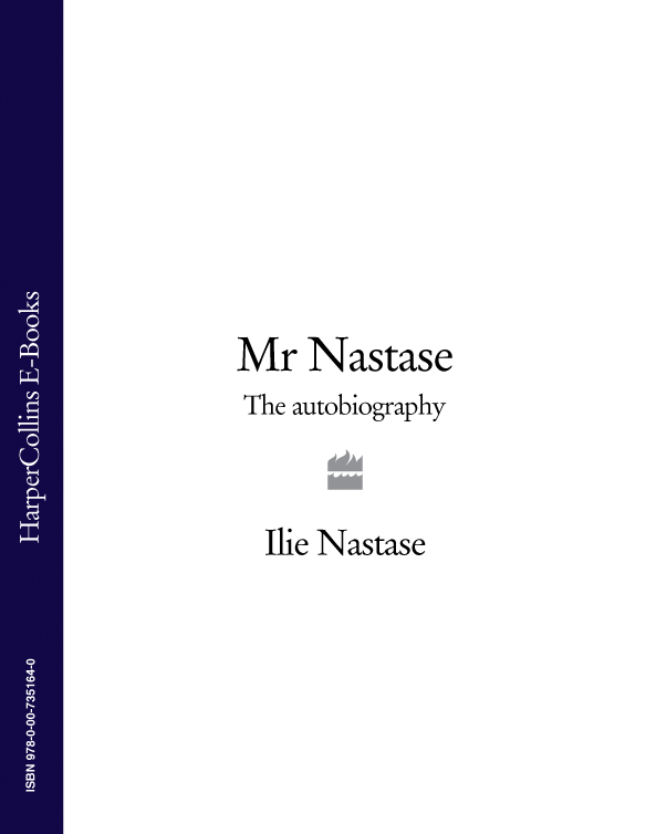 Обложка книги «Mr Nastase: The Autobiography»