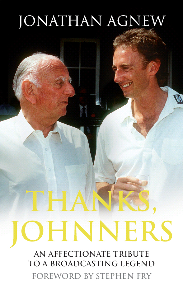 Обложка книги «Thanks, Johnners: An Affectionate Tribute to a Broadcasting Legend»