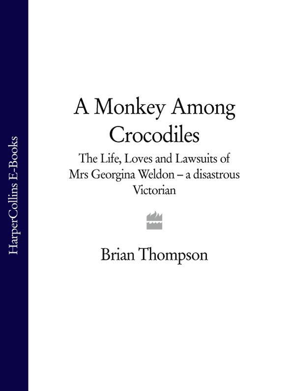 Обложка книги «A Monkey Among Crocodiles: The Life, Loves and Lawsuits of Mrs Georgina Weldon – a disastrous Victorian [Text only]»