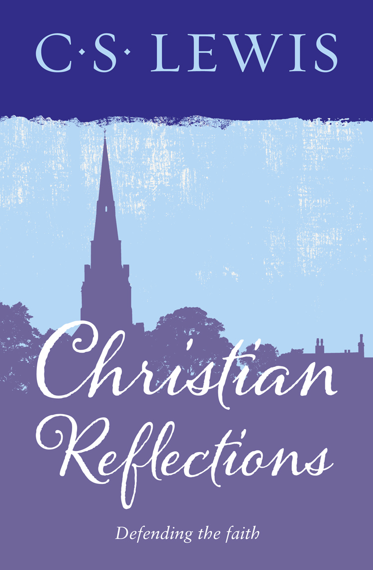 Обложка книги «Christian Reflections»