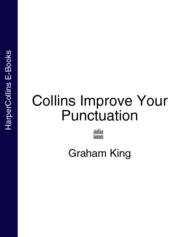 Обложка книги «Collins Improve Your Punctuation»