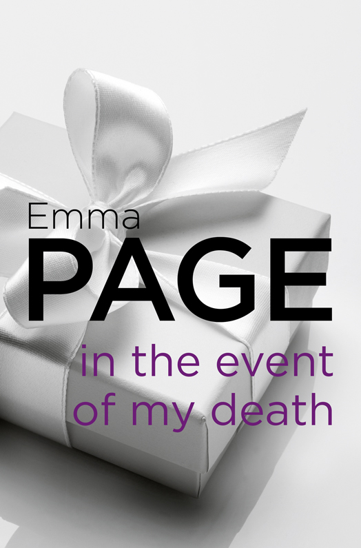 Обложка книги «In the Event of My Death»