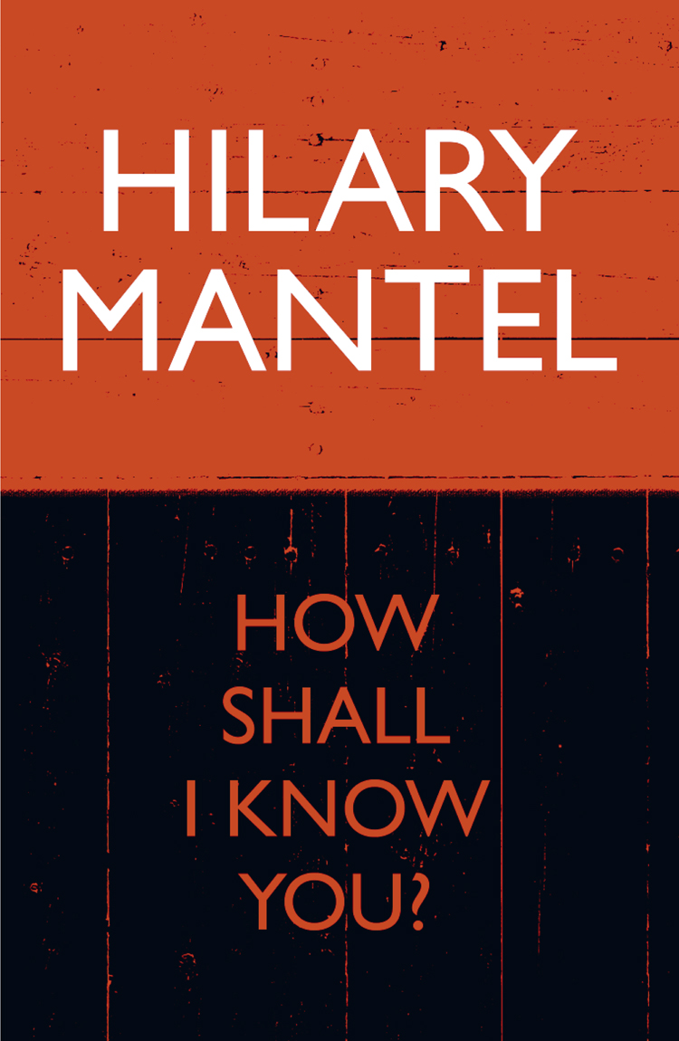 Обложка книги «How Shall I Know You?»