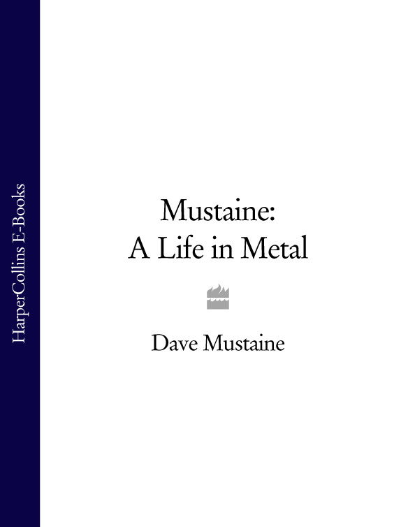Обложка книги «Mustaine: A Life in Metal»