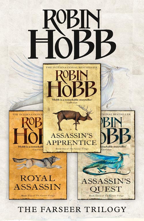 Обложка книги «The Complete Farseer Trilogy: Assassin’s Apprentice, Royal Assassin, Assassin’s Quest»