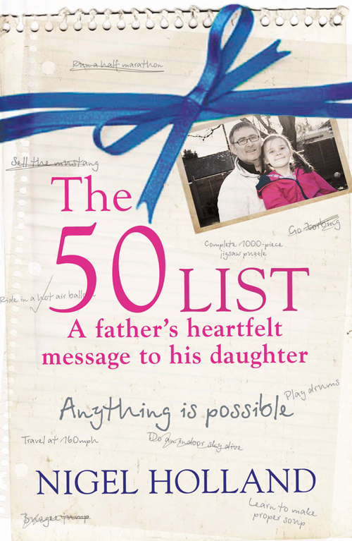 Обложка книги «The 50 List – A Father’s Heartfelt Message to his Daughter: Anything Is Possible»