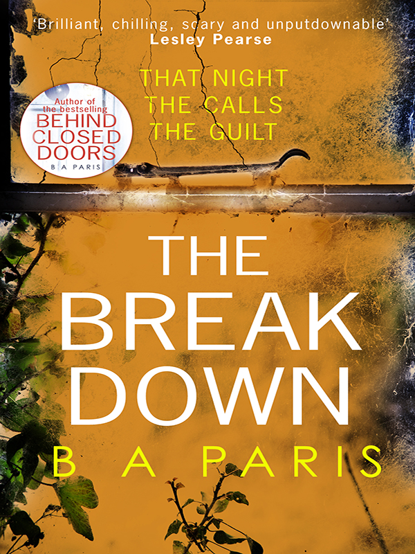 Обложка книги «The Breakdown: The gripping thriller from the bestselling author of Behind Closed Doors»
