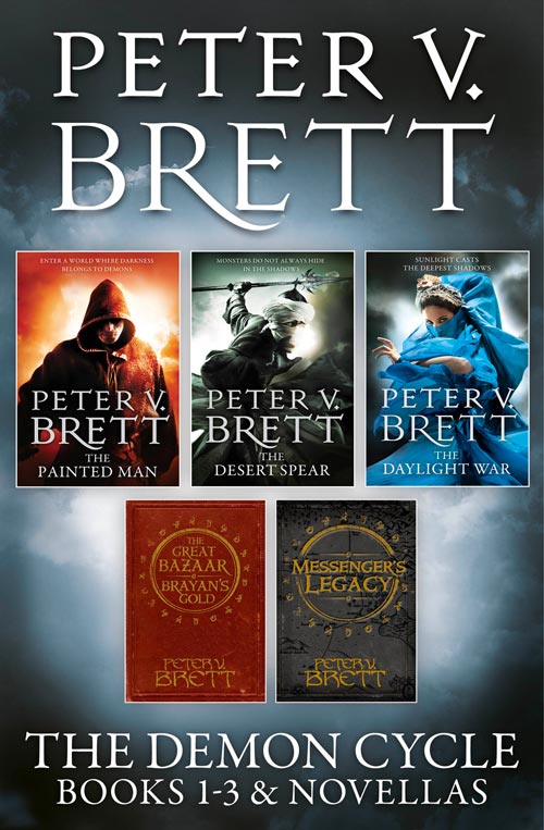 Обложка книги «The Demon Cycle Books 1-3 and Novellas: The Painted Man, The Desert Spear, The Daylight War plus The Great Bazaar and Brayan’s Gold and Messenger’s Legacy»