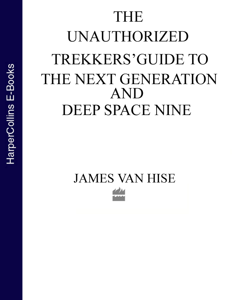 Обложка книги «The Unauthorized Trekkers’ Guide to the Next Generation and Deep Space Nine»
