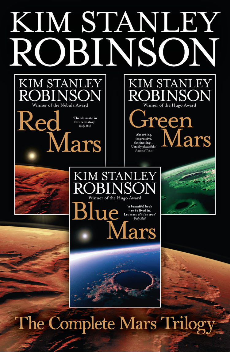 Обложка книги «The Complete Mars Trilogy: Red Mars, Green Mars, Blue Mars»