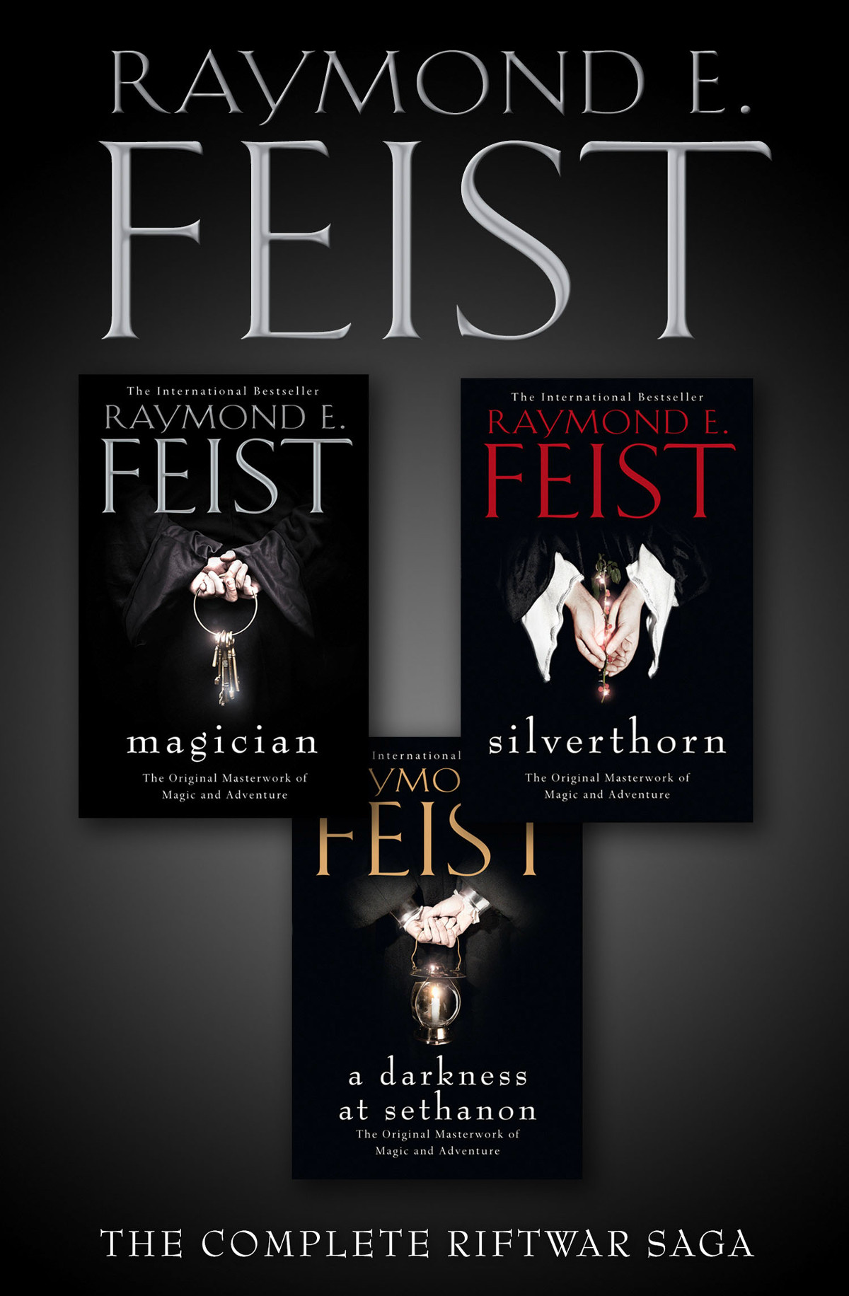 Обложка книги «The Complete Riftwar Saga Trilogy: Magician, Silverthorn, A Darkness at Sethanon»